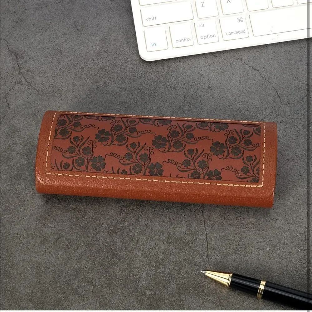 Leather Hardshell Glasses Case